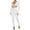 White, variant on Aayomet Womens Jumpsuit Womens Bodycon Jumpsuit Long Sleeve High Waist Romper Clubwear,White L