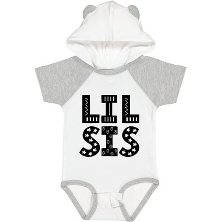 

Inktastic Little Sister Girl Clothes Outfit Gift Baby Girl Bodysuit