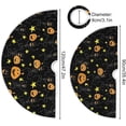 thumbnail image 3 of GZHJMY Halloween Tree Skirt Pumpkin Dance Xmas Tree Skirt Floor Door Round Mat Decorations for Holiday Party Home Christmas Day Ornaments, 35.4", 3 of 6