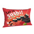 thumbnail image 2 of Disketp Pillow Covers Sushi Pattern Throw Pillow Case Cushion Covers,Cushion For Bedroom,Couch,Home-20"X30", 2 of 9