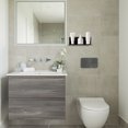 thumbnail image 4 of YSNOOWE 2Pcs Black Acrylic Wall Display Shelf Nail-free Bathroom Storage, 4 of 8