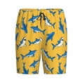 thumbnail image 6 of Daiia Shark Print Mens Woven Stretch Pajama Short,Short Pajama Pants-3X-Large, 6 of 7