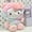 Kittys, variant on Cute Kawaii Sanrios Cinnamoroll Kittys Kuromi My Melody Cosplay Panda Stuffed Plush Doll Cartoon Plushie Appease Toys Gift 25cm