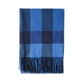 thumbnail image 2 of Up to 65% off Women's Fall Winter Scarf Classic Tassel Plaid Scarf Warm Soft Chunky Large Blanket Wrap Shawl Scarves Fashionable Scarf on Clearance, 2 of 9