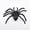 B-8cm, variant on SUYOLL Halloween Black Spider Figurine Toy Spooky Desktop Decoration Party Prop Realistic Insect Ornament For Home Shelf Table And Halloween Haunted House Decor