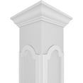 thumbnail image 4 of Ekena Millwork 8"W x 10'H Craftsman Classic Square Non-Tapered Paramount Fretwork Column w/ Crown Capital & Crown Base, 4 of 8