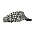 thumbnail image 1 of Balery Houndstooth Black And White Gorra deportiva con visera ajustable para mujer y hombre (talla única), 1 of 7