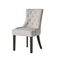 thumbnail image 5 of Glavbiku Modern Fabric Tufted Dining Chairs,Accent Chairs for Living Dining Room,Set of 2,Gray, 5 of 12