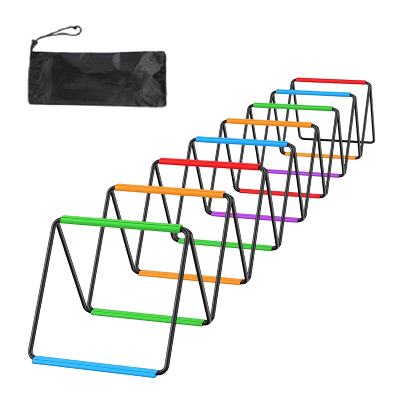 QccHieUs Agility Ladder Agility Training Equipment Folding Easy Setup Adjustable Football 16 Grids