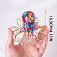 thumbnail image 4 of Guardoinrt AssortedColor Restaurant Ambiance Centerpiece Sea Sturdy Oceanic Colorful Crystal Masterpiece Resin Octopu Statue type+4, 4 of 6