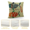 thumbnail image 4 of Sea Theme Fish Pillow Covers Nautical Throw Pillowcases Beach Cushion Covers, 4 of 5