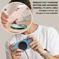 thumbnail image 2 of Wireless Charger Stand 15W Transparent Magnetic Absorption Wireless Charger Is Suitable for Mobile Phone,Atmosphere Light Emitting Wireless Charger,Safe and Fast Wireless Charger, 2 of 9