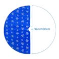thumbnail image 4 of Falda de felpa azul Atiming de 90 cm con lentejuelas, 4 of 7
