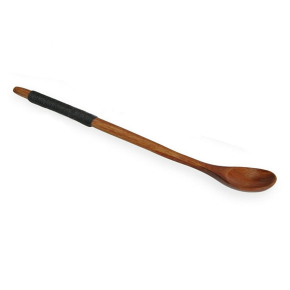 Dvkptbk Spoons Popular Long Handle Wood Spoon Coffee Tea Cooking Dining Utensil Cutlery Wooden Home & Garden
