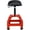 Red#6, variant on Pneumatic 360 Degree Swivel Stool, Mechanics Rolling Creeper Seat, Heavy Duty Mechanics Stool, red,