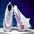 thumbnail image 2 of RURAN Mens Womens Soccer Cleats Youth Soccer Shoes Football Shoes High-Top Football Cleats Outdoor/Indoor Athletic Shoes Sneakers for Boy Girl, 2 of 8