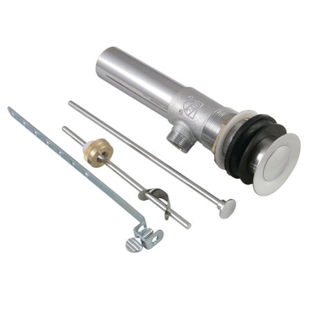 

Kingston Brass KB1001 Brass Pop-Up Drain with Overflow 22 Gauge Polished Chrome