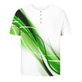 thumbnail image 4 of Mens Casual Pantalones Cortos Impresos Cuello Redondo Suéter Deportes Tee, Fitness Y Casual Hombres Camisetas, 4 of 5