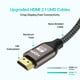 thumbnail image 3 of Cable HDMI MT-VIKI 8K @60Hz 4K @120Hz de 48 Gbps HDCP2.2 y 2.3 m, 3 of 6