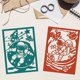 thumbnail image 4 of Spaceman Theme Carbon Steel Cutting Dies Stencils for DIY Scrapbooking Photo Album Decorative Embossing Paper Card Human 142x102x0.8mm 2pcs/set, 4 of 9