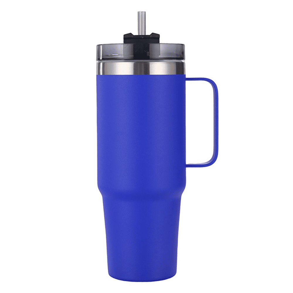 30oz Stainless Steel Blender Cup Bottle Insulated Protein Mixer Protein