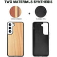 thumbnail image 5 of Solid Wood Case for Samsung Galaxy S22 Plus, Luxurious Natural Wood Slim Case with Drop Tested Shockproof Bumper and Camera Lens Protection Cover for Samsung Galaxy S22 Plus, MW Cherry, 5 of 16