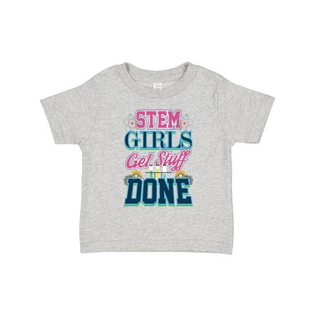 

Inktastic STEM Science Technology Engineering Math Girl Gift Toddler Toddler Girl T-Shirt