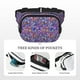 thumbnail image 5 of Fotbe Watercolor Butterflies Cangurera Cuadrada con Estampado de Doble Capa, Bolsa de Cintura Ajustable Mini para Hombres y Mujeres, 5 of 9