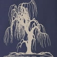 thumbnail image 3 of CafePress - Weeping Willow Tree Long Sleeve Dark T Shirt - Long Sleeve Dark T-Shirt, 3 of 4