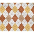 thumbnail image 4 of oneOone Cotton Flex Orange Fabric Argyle Check Craft Projects Decor Fabric Printed By The Yard 40 Inches Wide, 4 of 4