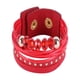 thumbnail image 1 of Accesorios de joyería con remaches de pulsera de cuentas acrílicas de terciopelo para mujer y niña de moda (rojo), 1 of 3