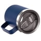 thumbnail image 3 of ALOUFEA Taza de café aislada de acero inoxidable de 12 oz con asa, taza de viaje al vacío de doble pared, vaso con tapa deslizante, azul marino, 3 of 5