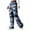 Blue, variant on Simua Cargo Sweatpants for Women Camouflage Elastic Waist Straight Tube Drawstring Pocket Work Pants