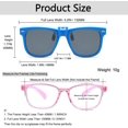 thumbnail image 2 of Kids Clip On Sunglasses Polarised Children Junior Clip-on Sunglasses over Prescription Glasses UV Protection Flip Up Sunglasses for Boys Girls, 2 of 5