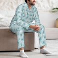 thumbnail image 7 of Hirioo Sea Turtle for Men's Pajama Sets 2 Piece Pjs Men's Long-Sleeved Pajama Set Button Down Sleepwear,S-XXL-Medium, 7 of 7