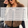 thumbnail image 2 of cocolona Fuzzy Vest for Women Sleeveless Open Front Cropped Winter Warm Coat for Party Evening, 2 of 5