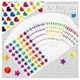 thumbnail image 2 of 60 Sheets 3420 Pcs Sparkly Holographic Stickers, Glitter Foil Star Heart Dot Sticker for Behavior Reward Chart, Teacher Supplies and DIY Decorations, 2 of 16