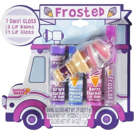Ice Cream Truck 3pcs Lip Balm +1pc Lip G