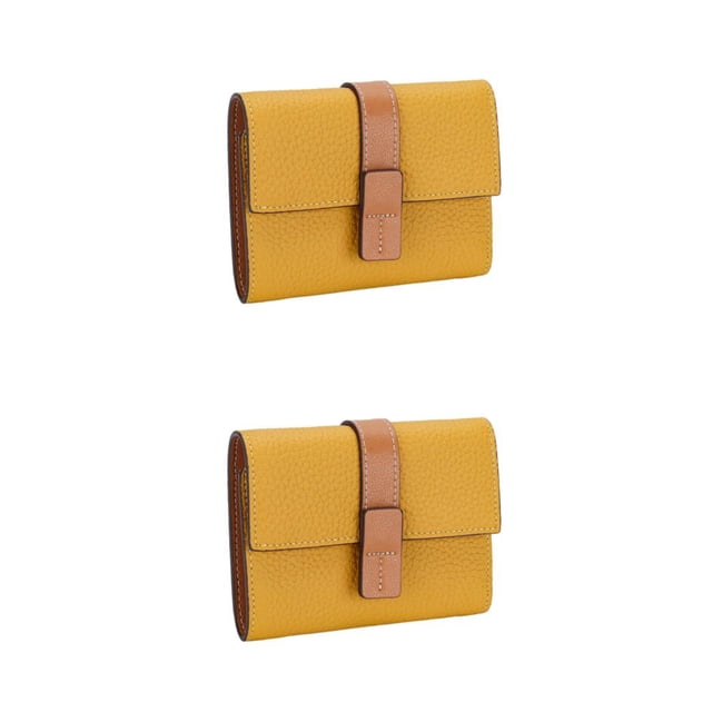 Monedero de mujer Minnieouse Trifold Color sólido Cremallera Cerrojo Titular de la tarjeta Compartimento para efectivo Carpeta de fotos Billetera Type7 NO7