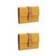 thumbnail image 1 of Sonducket Monedero Rectangular de tres pliegues para mujer, tarjetero de Color sólido, compartimento para efectivo, carpeta de fotos, billetera, Amarillo 2piezas, 1 of 6