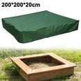 thumbnail image 1 of Sandbox Cover, Square Protective Cover for Sand and Toys Away from Dust and Rain, Sandbox Canopy with Drawstring, Sandpit Pool Co, 1 of 9