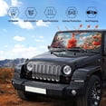 thumbnail image 6 of Fuzoiu Tomato Field Bottle Print Car Windshield Sun Shade,Block Uv Rays Sunshade,Foldable Front Window Sun Visor Protector for Car,SUV,Truck-Keep Vehicle Cool-Tomato Field Bottle, 6 of 8