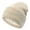 Beige, variant on Lined Beanie for Women, Knit Winter Hat, Soft Warm Classic Skull Cap