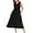 Black, variant on ANYJOIN Women's Sleeveless Tank Dress Summer Casual Swing Sundress Midi Dress with Pockets