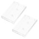 thumbnail image 1 of Cajas de casetes de plástico transparentes de 2 piezas Cajas de cinta de cinta transparente para casos de música organizadores a prueba de polvo para audio fácil almacenamiento, 1 of 4