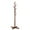 Brown, variant on Kdkad Solid Wood Freestanding Coat Rack with 6 Hooks, Space Saving Vertical Hanging Rod for Bedroom/Entryway, No-Tool Assembly Organizer