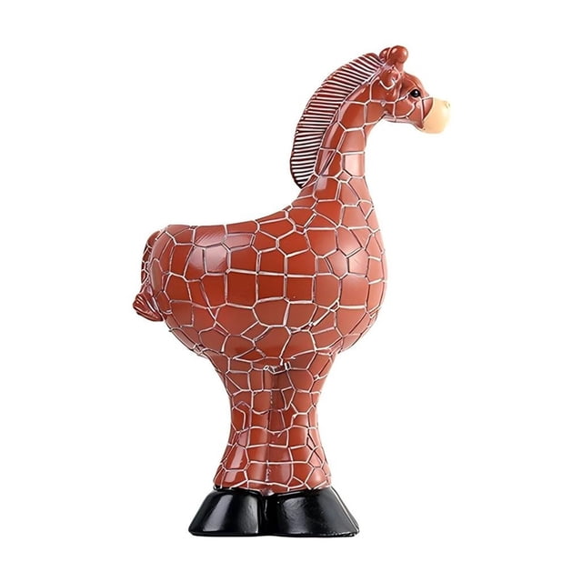 Ltdhehe High Foot Pattern Planter For Home Décor Unique Fawn Flower Pot Shelf Decoration Craft Perfect For Stylish Interiors