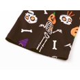 thumbnail image 6 of Beezizac 2 - Piece Cozy Pajamas For Little/Big Boys Skeleton & Pumpkin Pattern Long Sleeves PJs Set Kid Size 14, 6 of 7