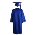 thumbnail image 1 of 2022 Adult Zip Closure University Academic Graduation Gown Robe Mortarboard Cap, 1 of 5