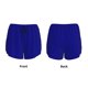 thumbnail image 3 of Balery Navy Pantalones cortos deportivos para mujer con forro y dos bolsillos, elásticos, para entrenamiento, gimnasio, yoga-Medium, 3 of 7